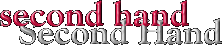 Second Hand